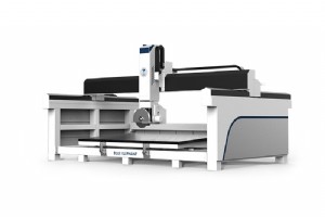 プレミアム 5 軸 CNC ブリッジソー – 大理石、石英、花崗岩などの精密切断 