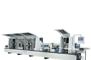 全自動ダブルグルーポットエッジバンディングマシン - 高速、正確なエッジ仕上げ 