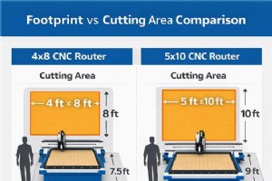 4×8 と 5×10 CNC ルーター ベッド:どちらのサイズがビジネスの成功を左右しますか 