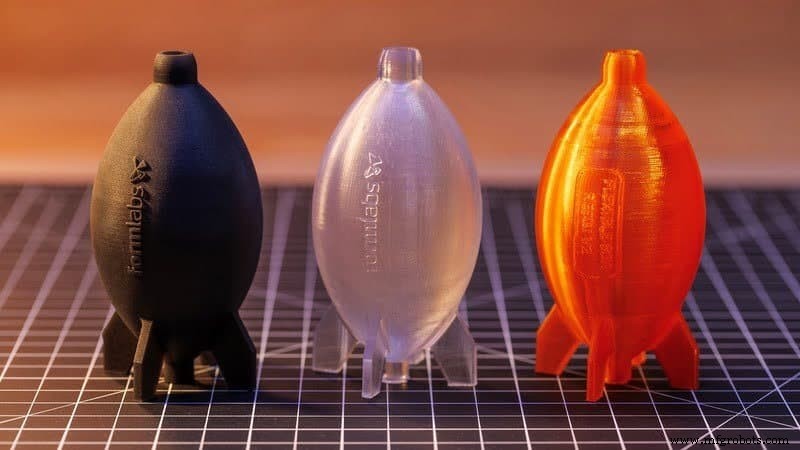 Resina flexible 80A V2:elastómeros superiores impresos en 3D que combinan con uretanos fundidos 