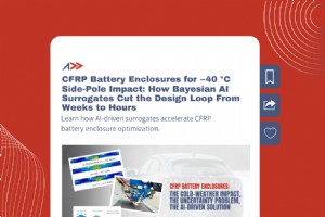 CFRP-Batteriegehäuse für -40 °C Seitenpol-Aufprall: Wie Bayesian KI-Surrogate Designschleifen von Wochen auf Stunden verkürzen