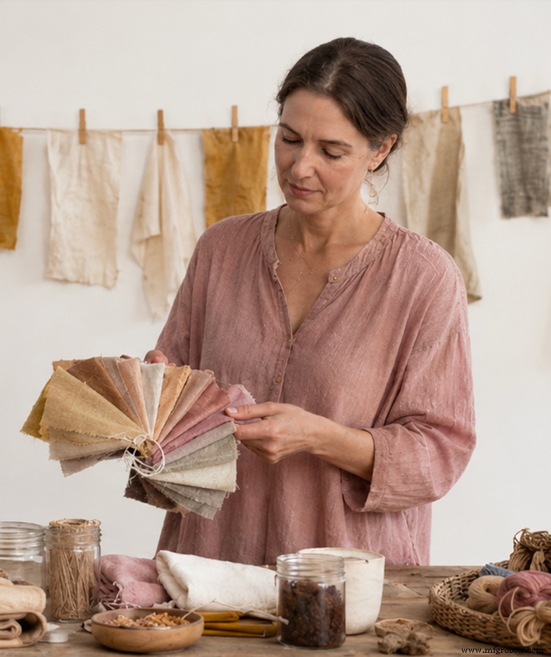 Ontdek natuurlijke kleurstoffen en stoffen:deskundige gids voor plantaardig textiel