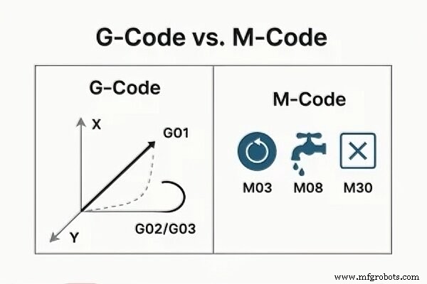 G-Code vs M-Code:Perbedaan Utama yang Harus Diketahui Setiap Pembeli CNC 