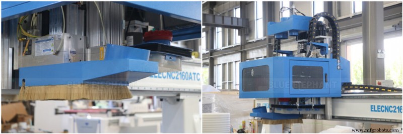 骨材と 9+4 ドリルヘッドを備えた 2160mm ATC CNC ルーターがスラバヤに納入 – 家具やキャビネットの生産に最適 