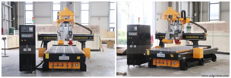 Cortadora de madera CNC 1327 ATC:hecha a medida para la fabricación española de muebles 