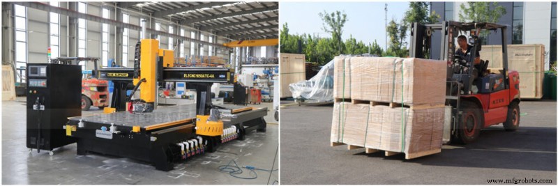 La machine à bois CNC 4 axes 1650 ATC est désormais expédiée aux États-Unis 