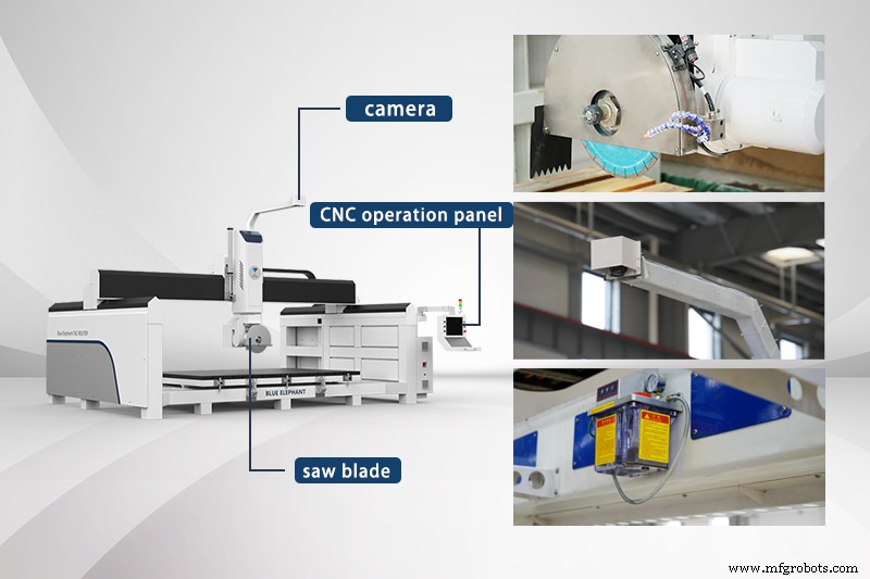 Solutions avancées de traitement en profondeur de la pierre 2024 – Systèmes de scie à pont et de gravure CNC 