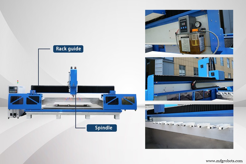 Solutions avancées de traitement en profondeur de la pierre 2024 – Systèmes de scie à pont et de gravure CNC 