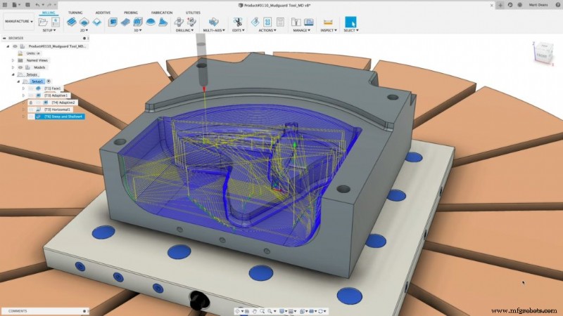 Расширение Fusion 360 Machining:ускорьте производство с помощью интеллектуальной автоматизации траектории движения инструмента 
