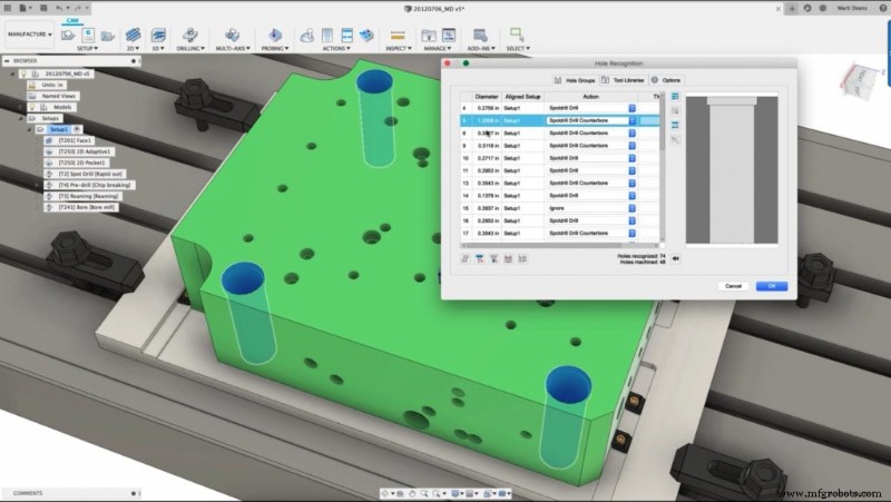 Расширение Fusion 360 Machining:ускорьте производство с помощью интеллектуальной автоматизации траектории движения инструмента 