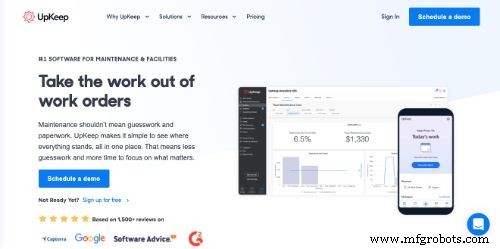 Las 25 principales plataformas de software de mantenimiento preventivo 