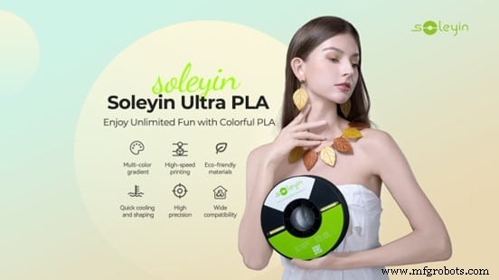 Creality Memperkenalkan Soleyin:Sub‑Merek Filamen 3D yang Bersemangat dan Terjangkau 