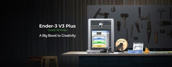 Creality представляет Ender‑3V3Plus:корпус 300 мм, скорость 600 мм/с и инновации CoreXZ 
