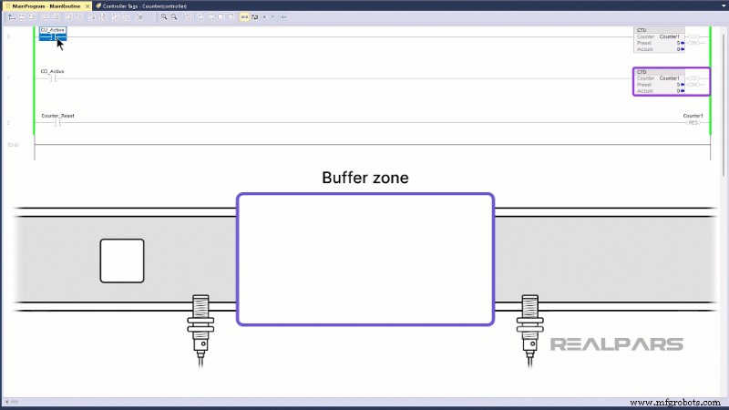 Noções básicas sobre contadores PLC no Studio5000 Logix Designer 