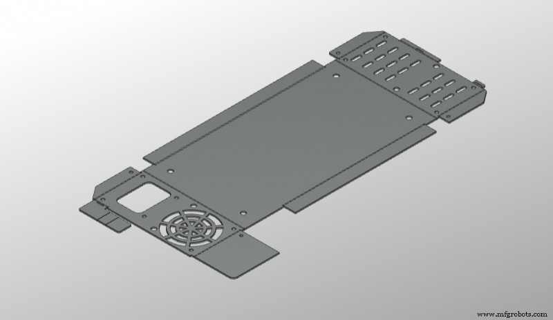 Aproveitando CAD 3D para fabricação de chapas metálicas de precisão 