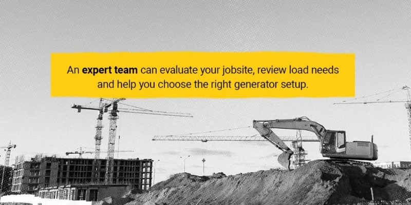 Soluções confiáveis de energia de backup para canteiros de obras 